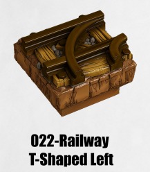 LC-022-Railway T-Shaped Left
