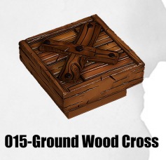 MT1-015-Ground Wood Cross